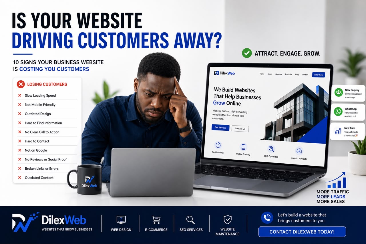 10 Signs Your Business Website Is Costing You Customers