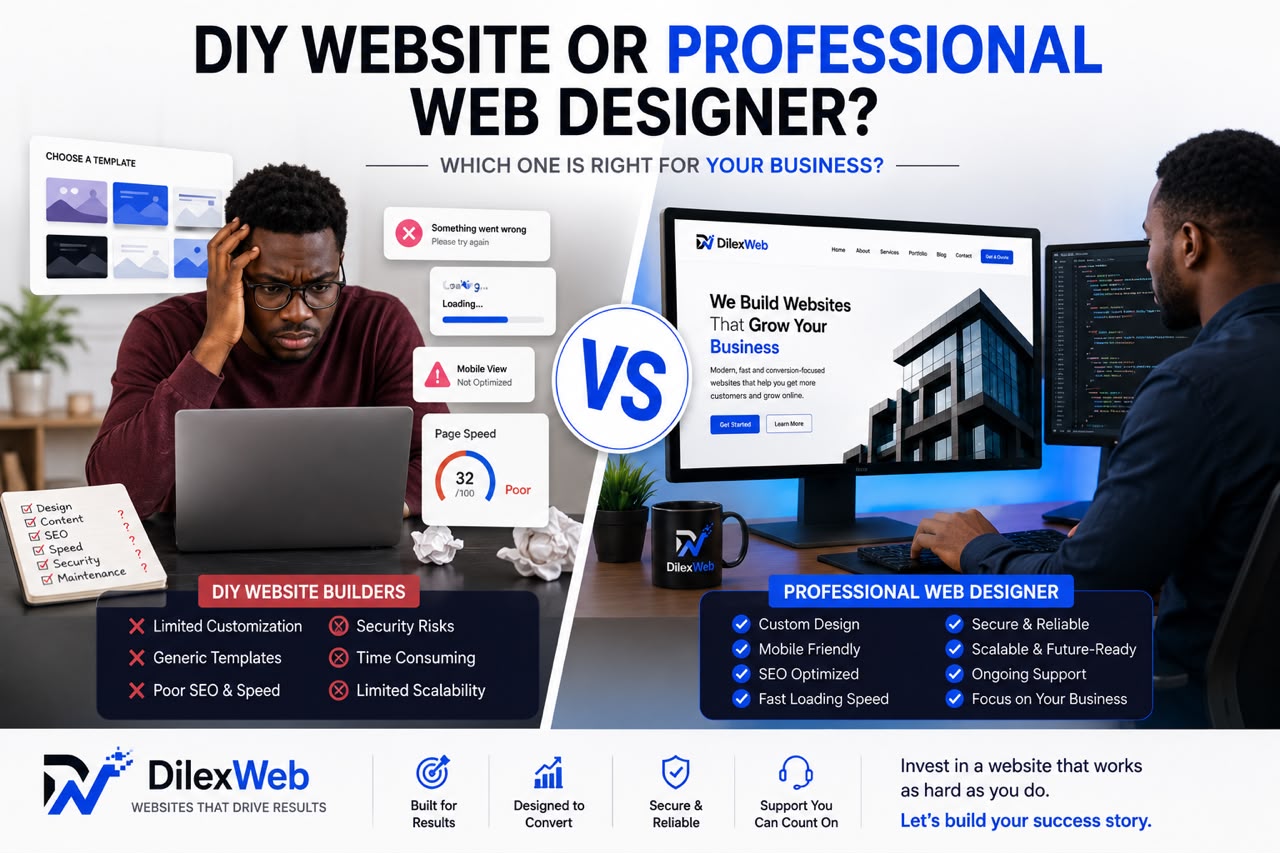 Should You Build Your Own Website or Hire a Professional Web Designer?