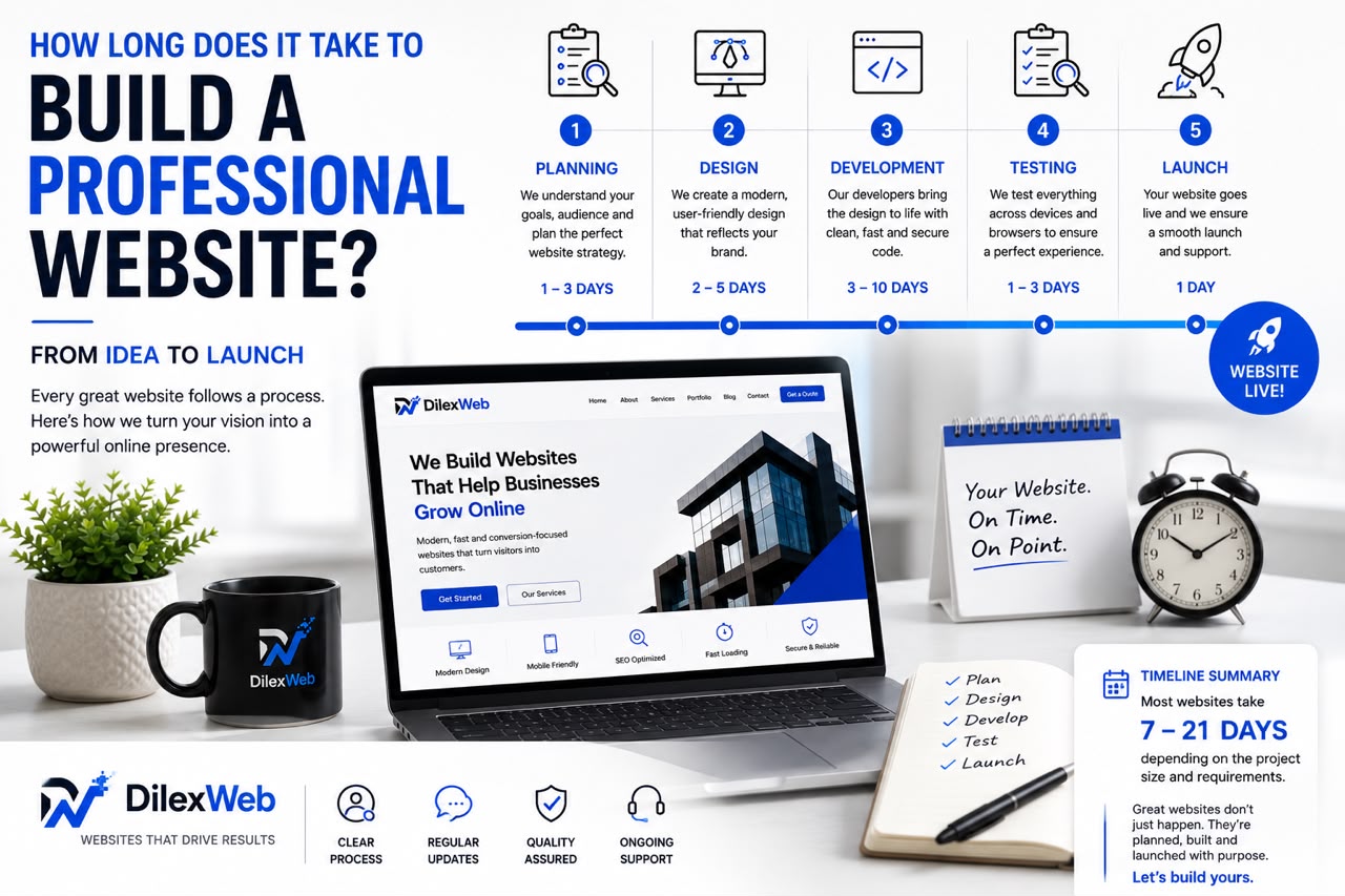How Long Does It Take to Build a Professional Website?