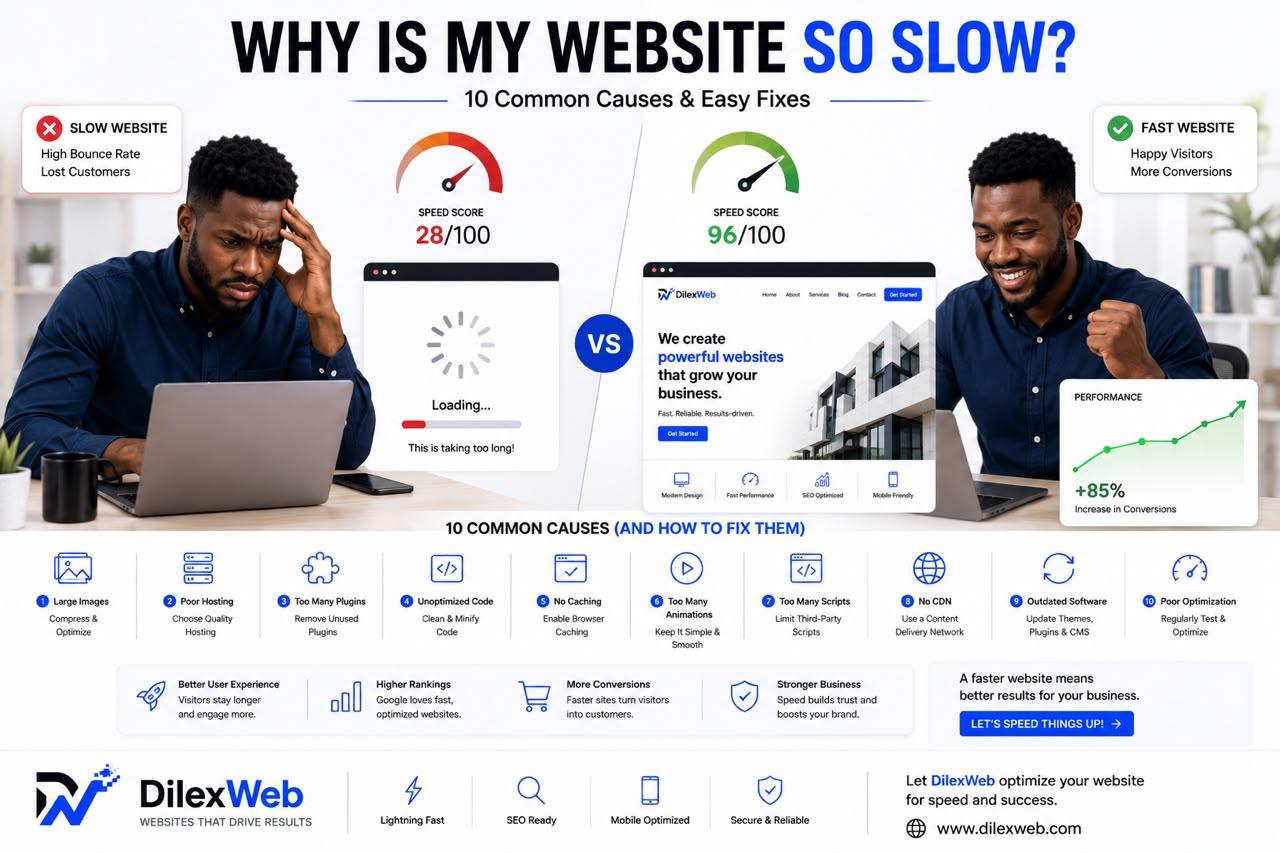 Why Is My Website So Slow? 10 Common Causes and How to Fix Them